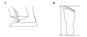 how to size your foot