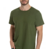 mens crew T-shirt military green Brazilmalls.com