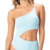 one piece swimsuit one shoulder bobby blue salinas front brazilmalls.com