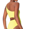 one piece swimsuit one shoulder bobby yellow salinas back brazilmalls.com