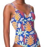 one piece swimsuit triangle cozumel royal blue salinas front brazilmalls.com