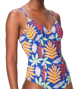 one piece swimsuit triangle cozumel royal blue salinas front brazilmalls.com