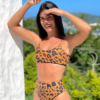 bikini Malibu high waist Amar animal print front brazilmalls.com